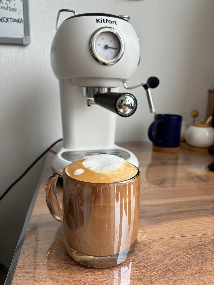 Капучино с пышной пенкой