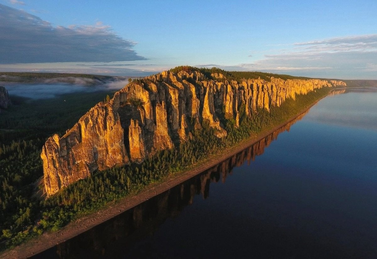 Чудеса природы России. Ленские столбы.