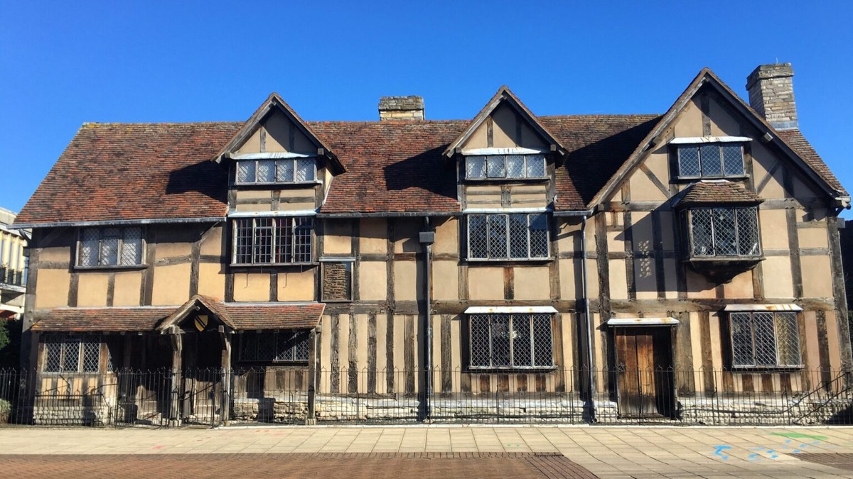 Дом, где появился на свет Вильям Шекспир. Фотография из открытого источника. 