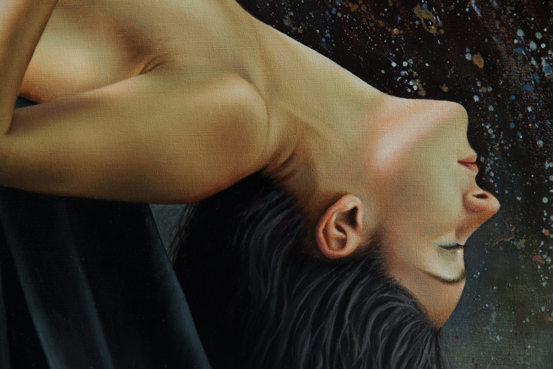 ФРАГМЕНТ КАРТИНЫ ОТ  МЕКСИКАНСКОГО ХУДОЖНИКА ОРТИСА ОМАРА / OMAR ORTIZ /