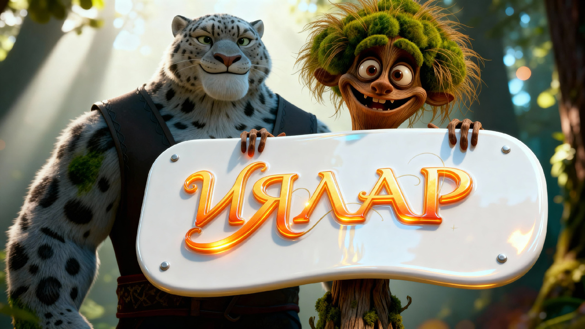 Шурале и Барс. Мультфильм Иялар.