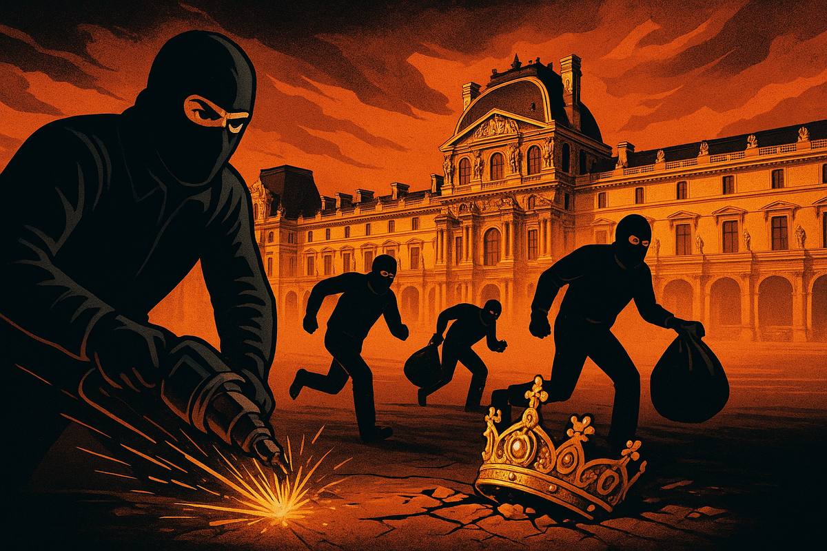 Спектакль Лувра: ограбление как зеркало иллюзий, силы и тени
