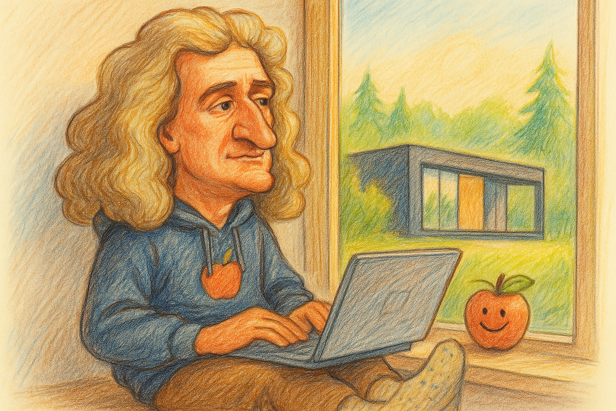 Мы думаем, что движемся вперёд, а на самом деле стоим на месте. Что с этим делать, подскажет сам Ньютон — без скучных формул, но с неожиданным выводом.