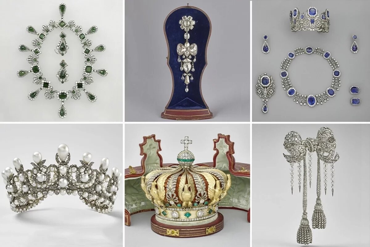    Уукраденные из Лувра украшения.