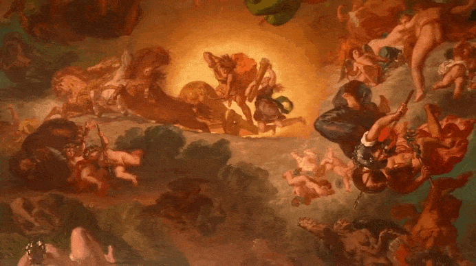    Так выглядит галерея Аполлона в Лувре, из которой воры вынесли драгоценности. Видео: Musée du Louvre / YouTube