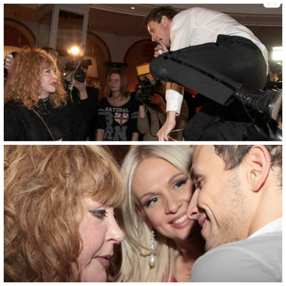 Какие взгляды, прям искры! Савин поет и улыбается только для Пугачевой