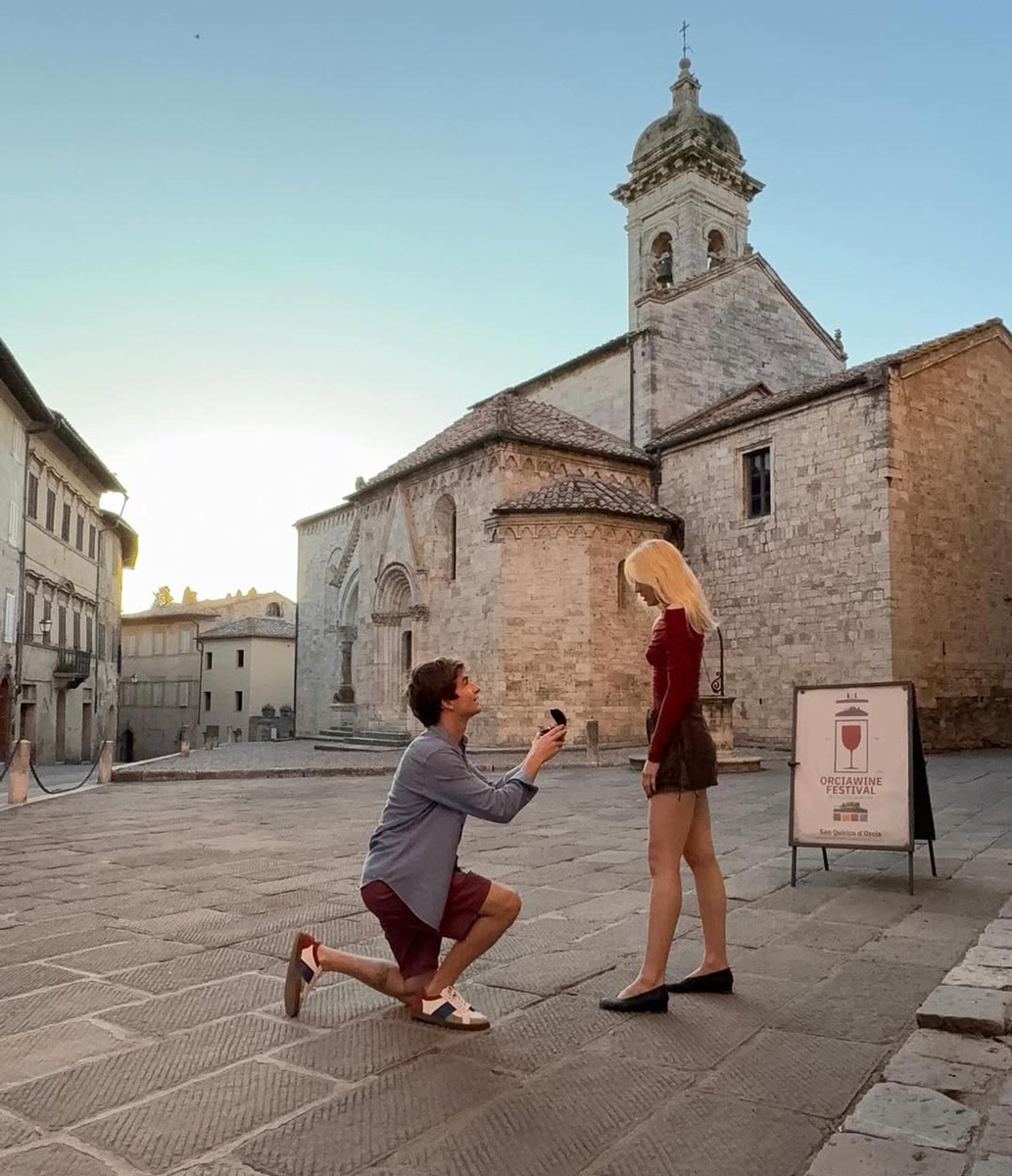    Лоренцо Баньяти и Дина Борисова. Фото: Инстаграм (запрещен в РФ) @lorenzo.bagnati98