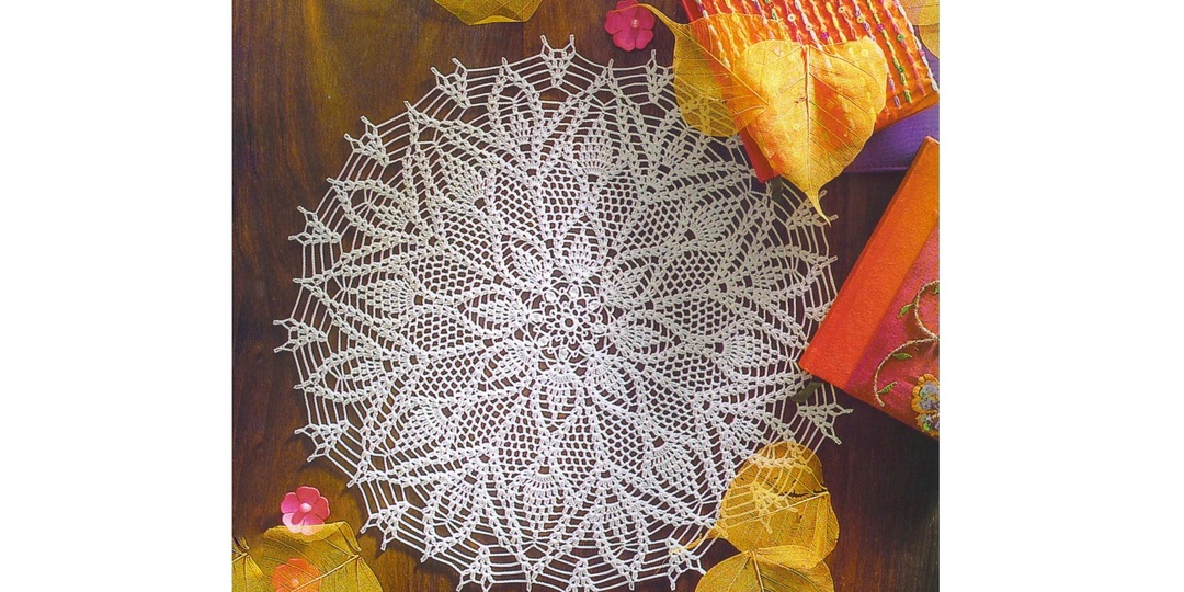 5 круглых ажурных салфеток крючком. Даже начинающий, если постарается, сможет связать