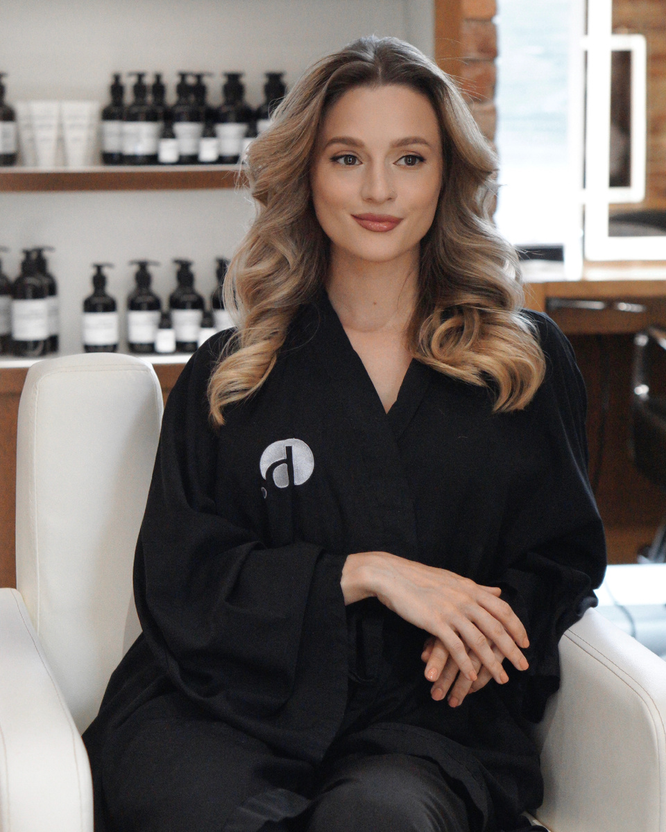 Окрашивание для нашей гостьи  от колориста салона красоты Beautick 