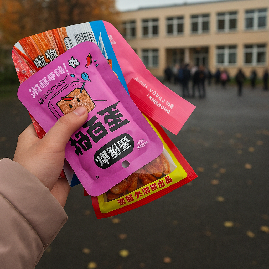 Скосила диарея после китайских снеков “латяо”