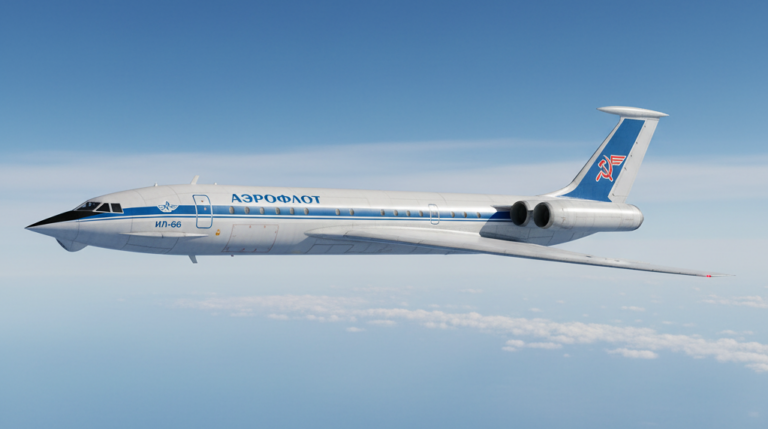 Задолго до Ту-144. Каким должен был быть стать первый Советский сверхзвуковой пассажирский авиалайнер Ил-66