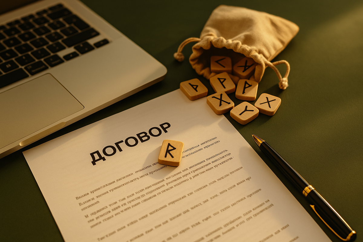 Руны очень помогают в бизнесе. 