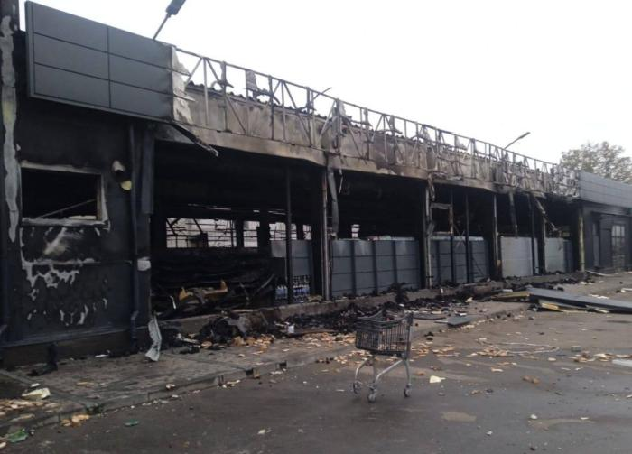 Последствия удара реактивной Герани в Покровском днепропетровской области, источник Телеграм-канал Хроники Гераней