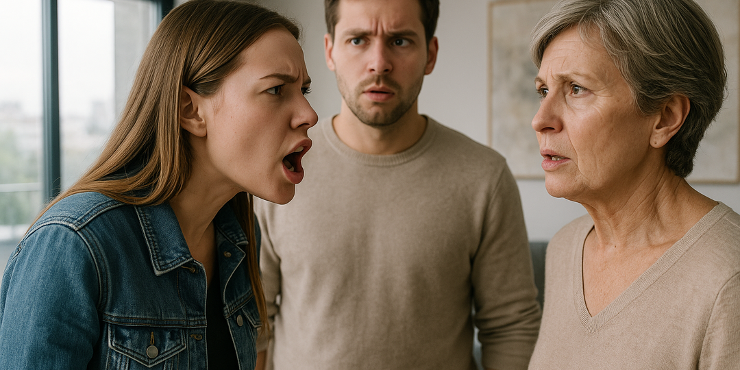 Ты тут никто, квартиру эту купили мои родители. Ключи положили и вон из квартиры вместе с мамой