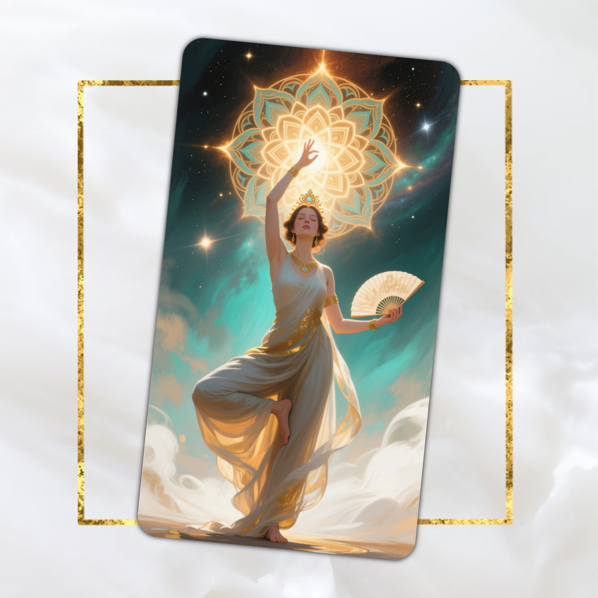 Королева Мечей (Хранитель Баланса) в авторской колоде 