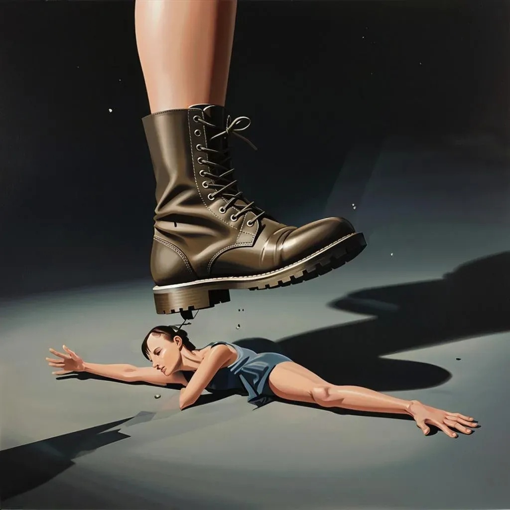 Так выглядит "пинок судьбы" по версии нейросети GigaChat))) сгенерировано по запросу автора. А вот "подсказку провидения" GigaChat нарисовать не смогла((( А с вами была неизменно автор. Эксклюзивно с любимого дивана.