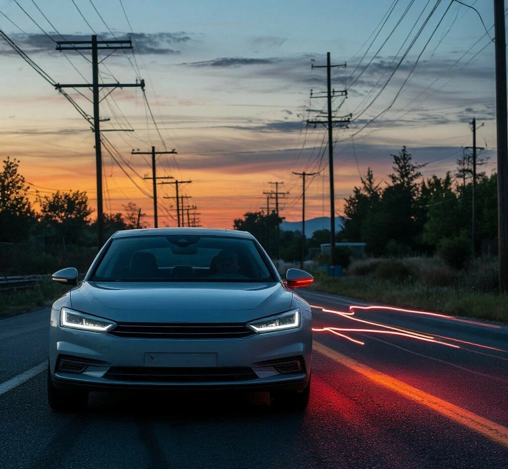 Машина и электросети.