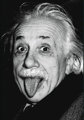 Альберт Эйнштейн. Фрагмент фотографии 14 марта 1951 года.