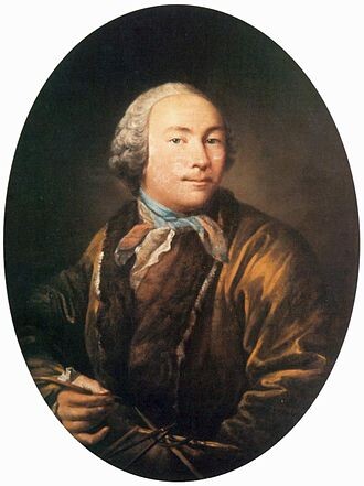 Иван Петрович Аргунов (1729-1802), автопортрет.