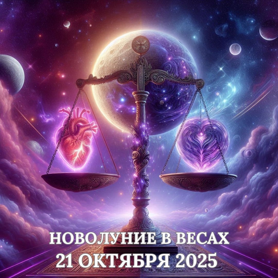 Новолуние в Весах 21.10.2025 Астропрогноз. Астролог Екатерина Юдина 