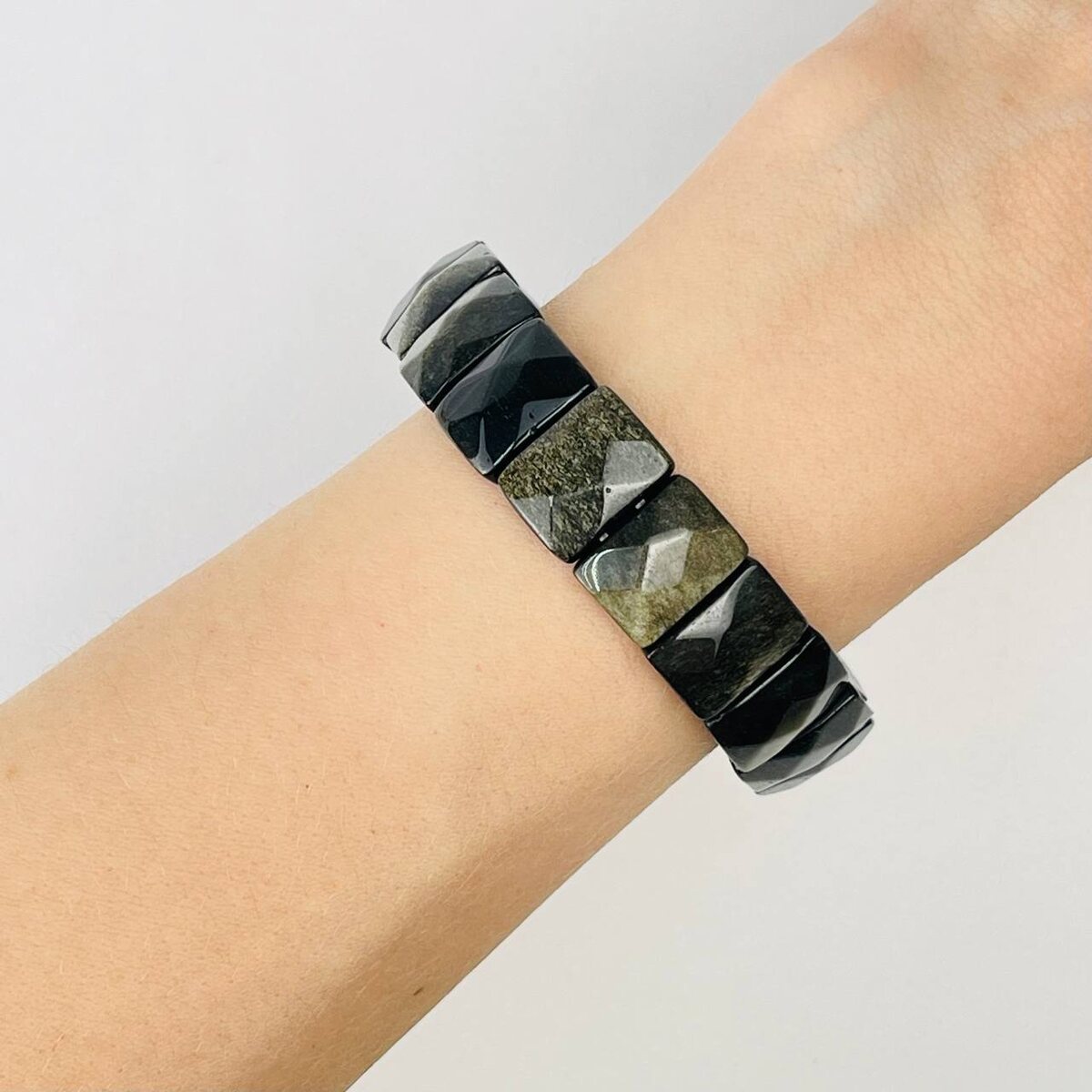 Браслет из обсидиана Samotsvet.ru