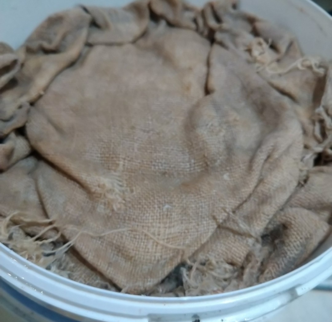 Льняная тряпочка на грибах