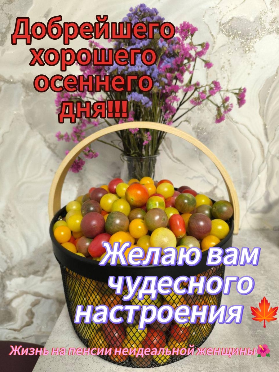 Фото автора с добрыми пожеланиями в наступающем дне!