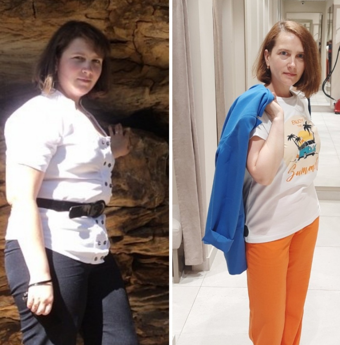 Это пример моей работы над собой. Она заняла несколько лет. И дело даже не в весе, а в отношении к самой себе. 