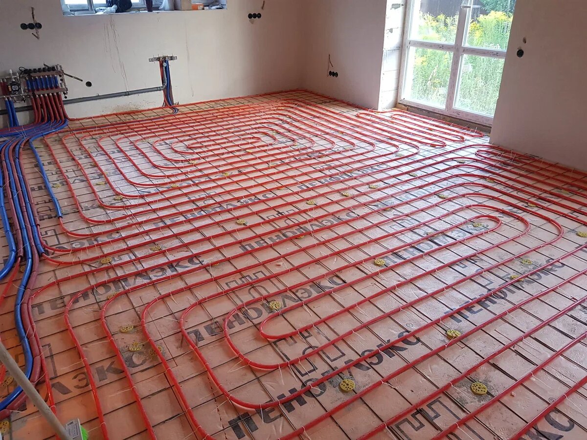 ВТП - Водяные теплые полы. Фото наших работ