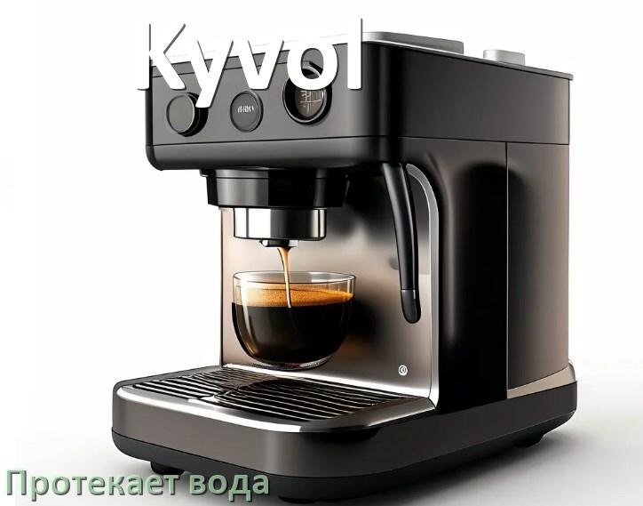 
Почему течёт вода в кофемашине Kyvol и протекает снизу в поддон
