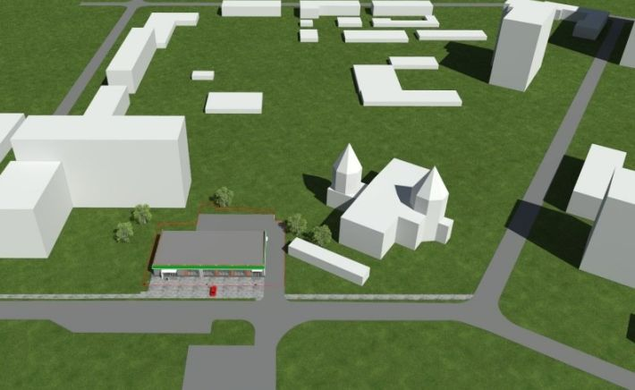 Проект магазина на ул. Эмилии Алексеевой, 19
Фото: мастерская «АртПроект»