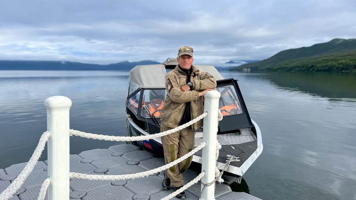 На Курильском озере.