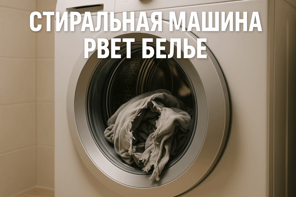    Стиральная машина рвет белье — причины Михаил Юрьевич