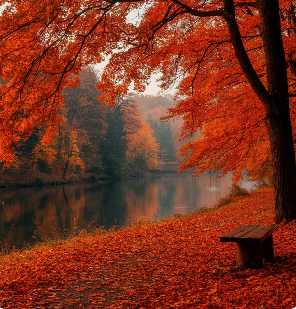 Великолепие осеннего пейзажа по версии ИИ