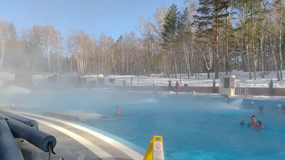 Круглогодичный бассейн в Больших термах, который впервые я увидела в рекламе