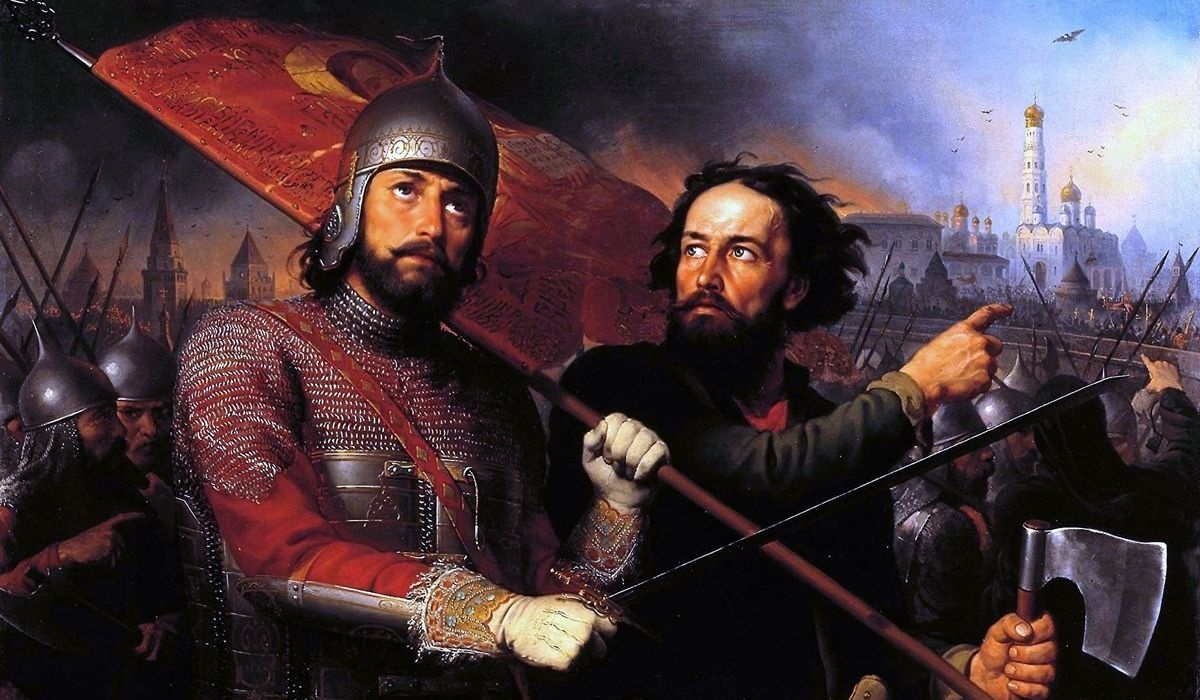  Картина Михаила Скотти «Минин и Пожарский», 1850