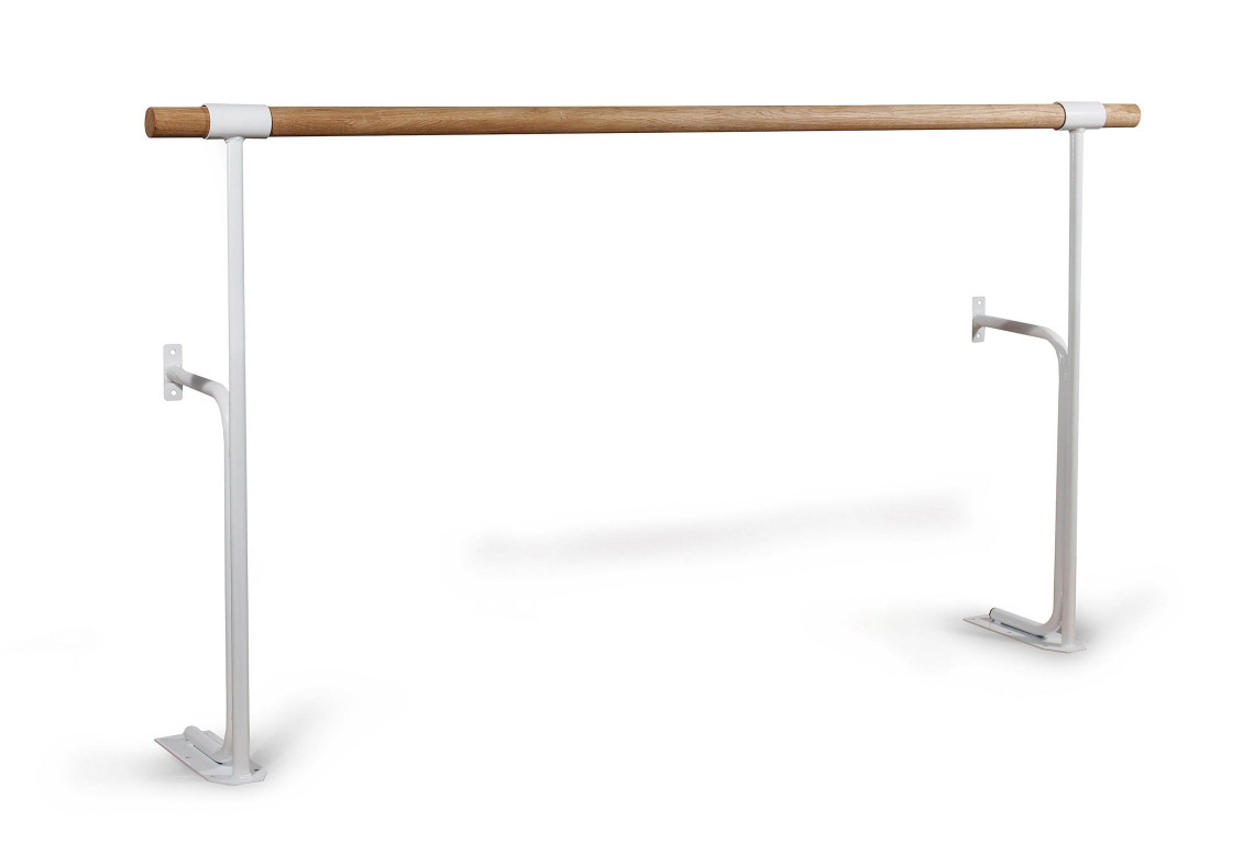 Однорядный хореографический станок. Крепление  напольное/настенное
