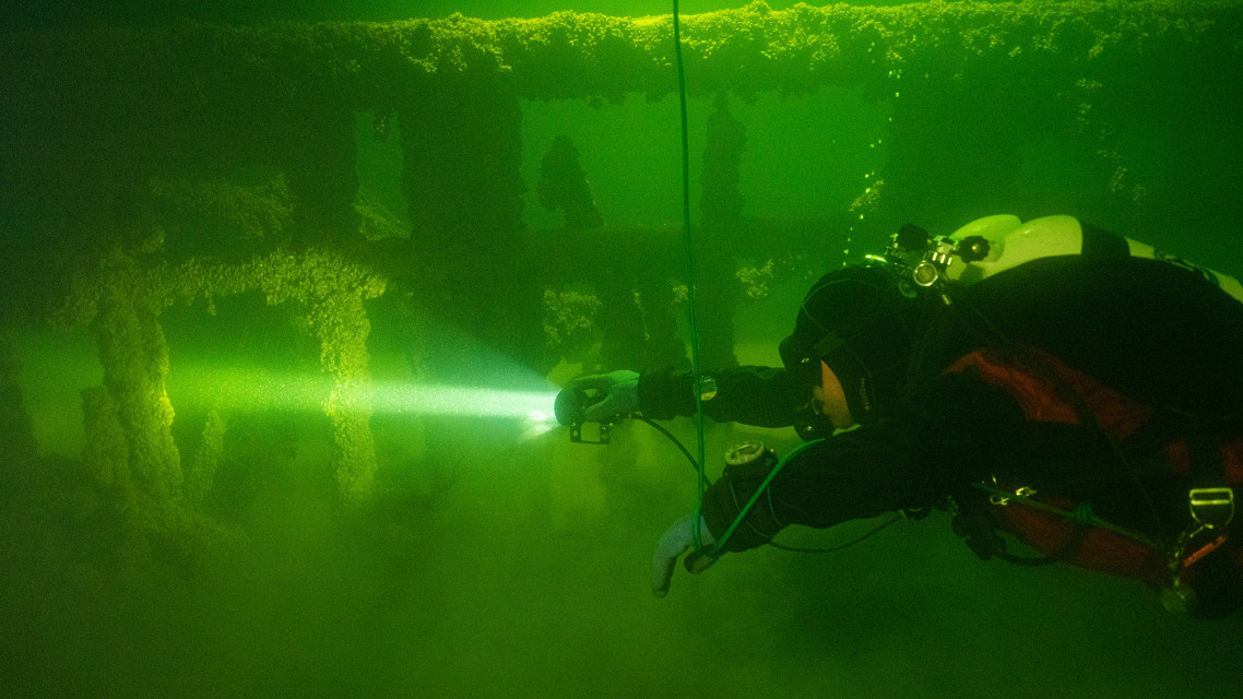 На дне Черного моря. Фото: ЦПИ РГО