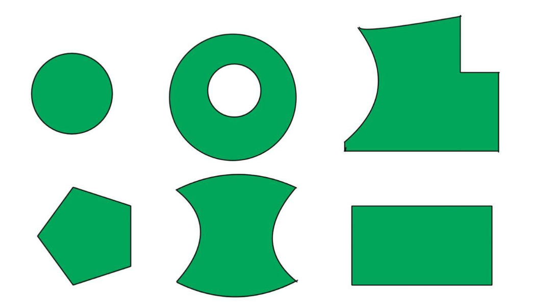 Рисунок 2 – Формы биллиардных столов