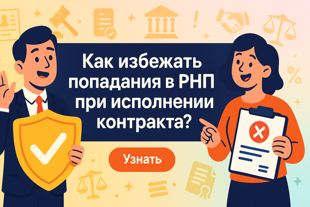    Как избежать попадания в РНП при исполнении контракта?