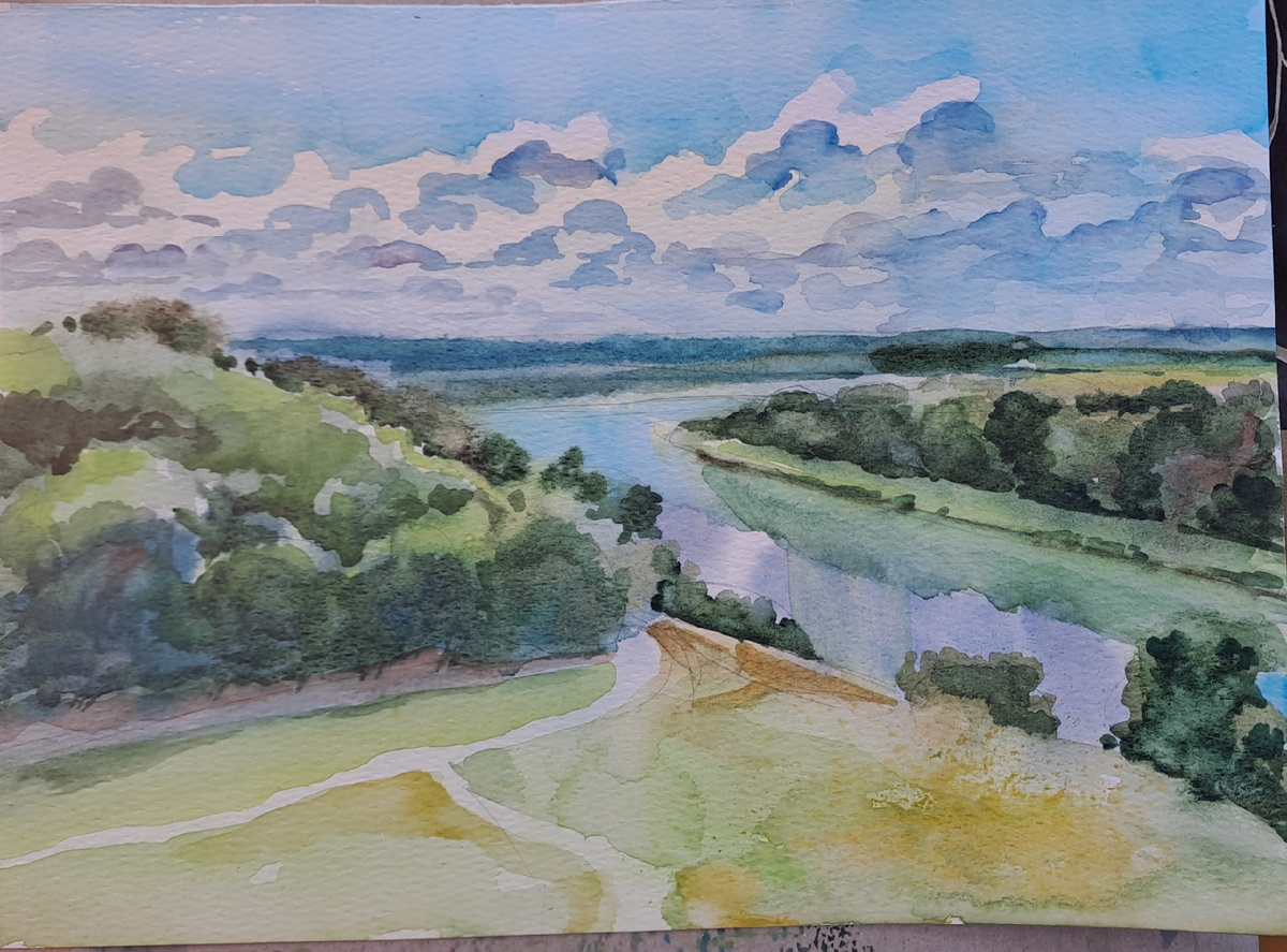 Один из многих замечательных пейзажей Елены Архиповой. 