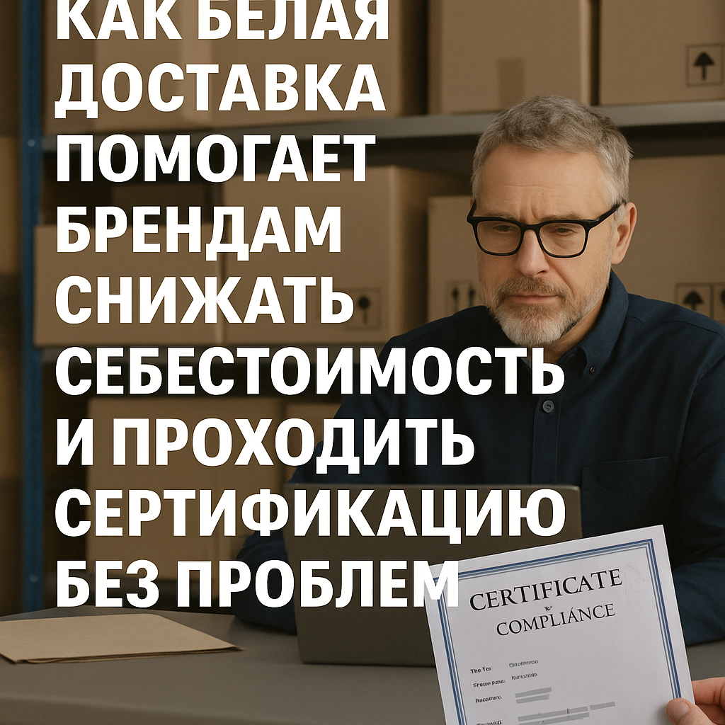 Как белая доставка помогает брендам снижать себестоимость и проходить сертификацию без проблем

