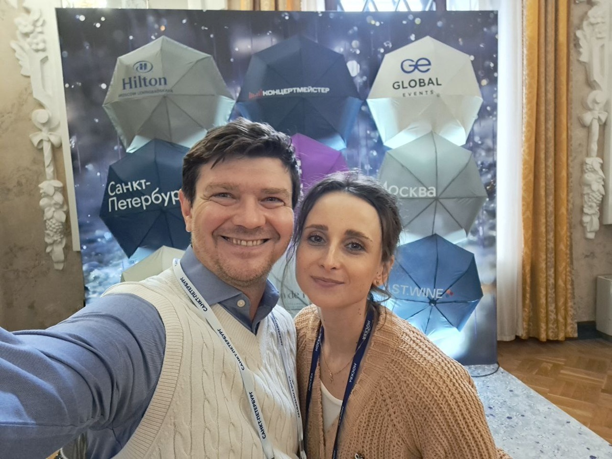 Илья и Олеся на Дне Петербурга в Москве