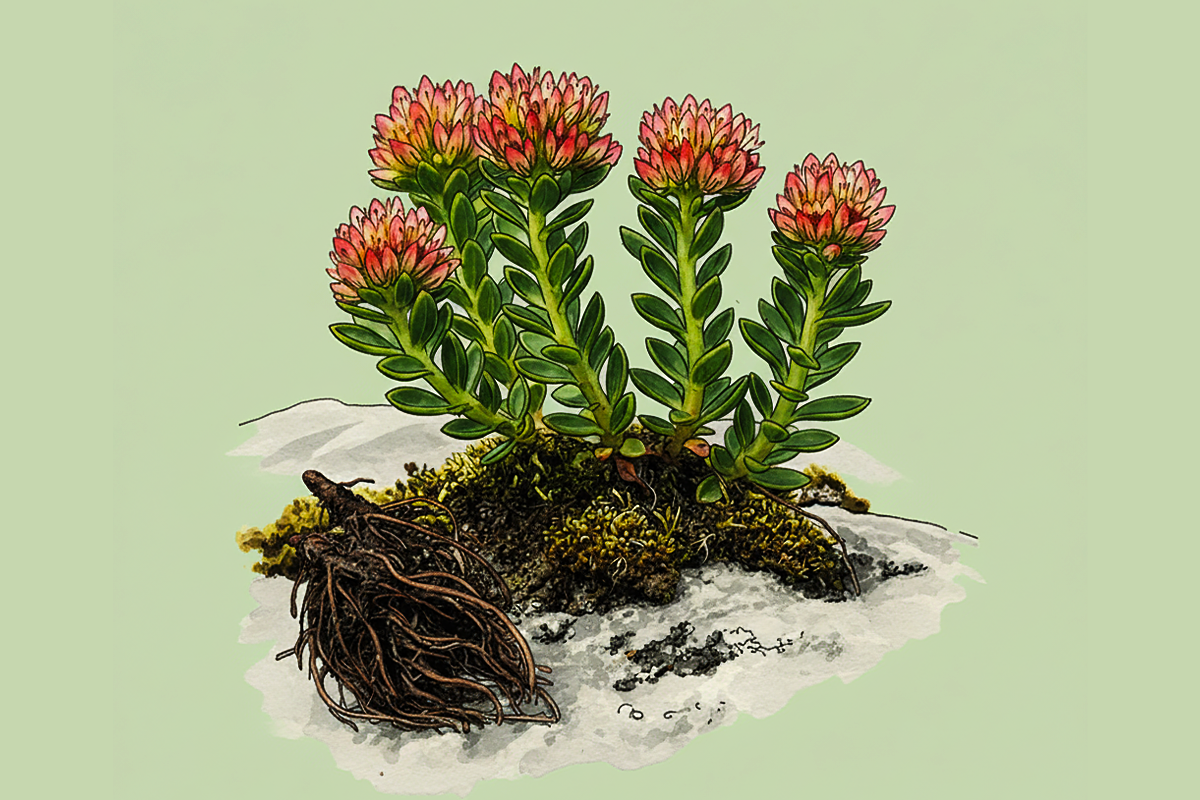 Красная щётка, или родиола холодная