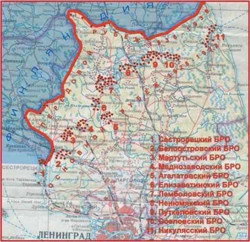 Фото: месторасположение Карельского укрепрайона