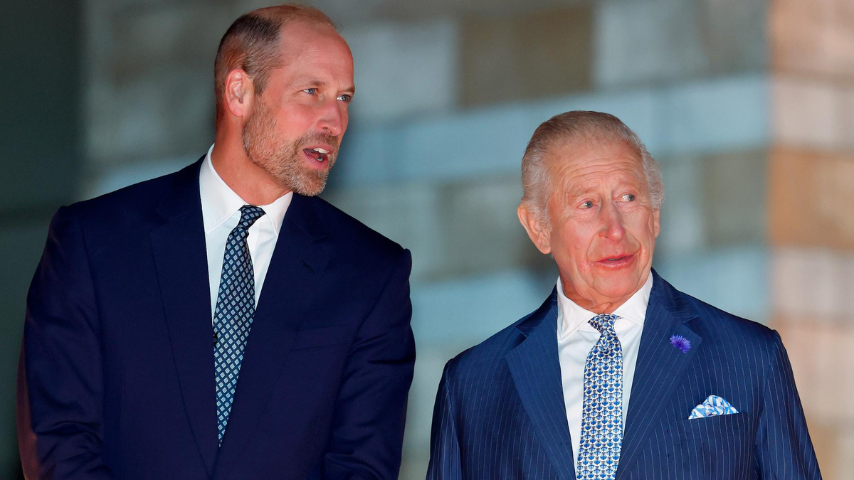    Принц Уильям и король Карл III. Фото: Getti Images