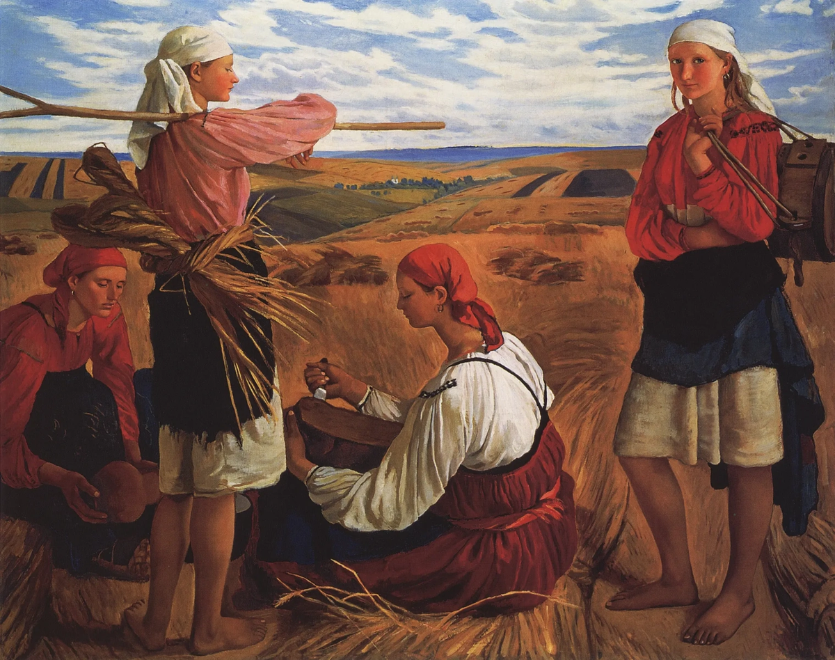 Зинаида Серебрякова. Жатва, 1915