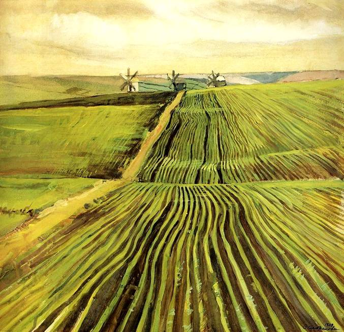 Зинаида Серебрякова. Зелень осенью, 1908