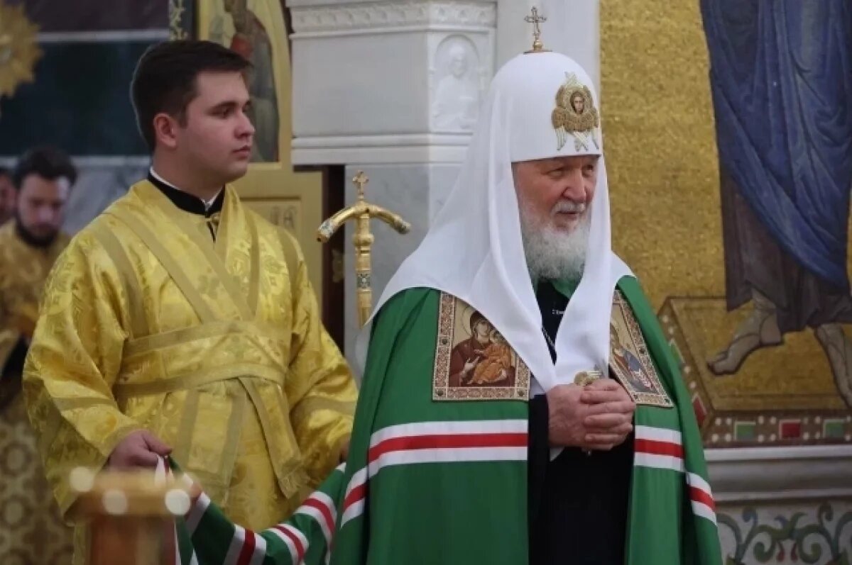    Патриарх Кирилл поздравил Собянина с 15-летием работы на посту мэра Москвы