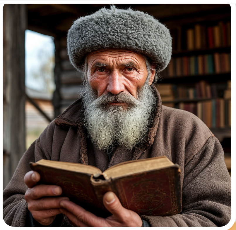 чей-то возможный предок, сгенерированный ИИ